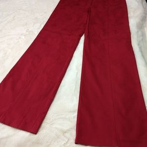 Red dress pants
